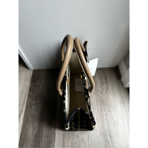 BALMAIN Khaki & Black B-Army 36 Monogram Jacquard Tote $1495 - Picture 10 of 13